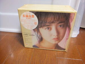 斉藤由貴　CD-BOX 1　6CD-BOX　ブックレット付　情報シール、シュリンク付　元から帯はありません