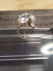 14 number e.mi- M zirconia pearl Stone ring ring 