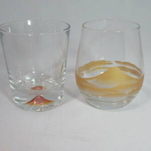 ☆富士山ウイスキーグラス2種セット ★キリンウイスキー富士山麓 眺めるロックグラス＆まるいハイボールグラス