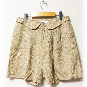 Nenet ネネット ネキップフラワー ひつじ ショートパンツ ブラウンベージュ レディース サルエル かわいい ¥8100 2 M 美品 ゆうパケット