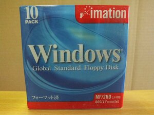 imation 3.5インチフロッピーディスク MF 2HD WIN 10枚入り（未開封）