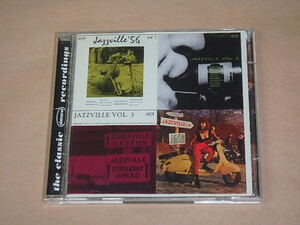 Jazzville　/　 HAL＆Peggy Serra，Gene Quill-Dick Sherman Quintet，他　/　スペイン盤　CD　2枚組