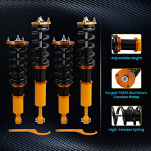 車高調 アルテッツァ SXE10 GXE10 サスペンション RS200 AS200 01-05 全長調整式 イエロー トヨタ Maxpeedingrods_画像2