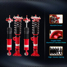 Maxpeedingrods BMW 3シリーズ E36 91-98 全長調整式 車高調 サスペンション 24段減衰調整 レッド_画像2