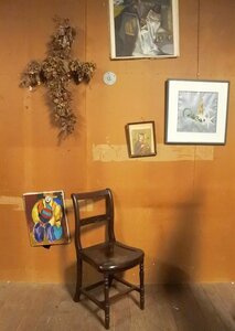 花梨 カリン 彫刻 パーソナルチェア ダイニングチェア/木製 椅子 ビンテージ ヴィンテージ アンティーク