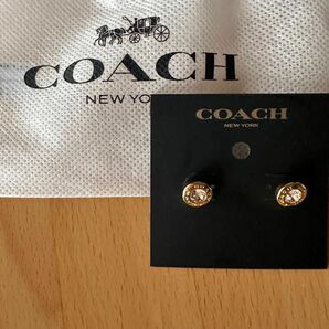 coach ゴールドピアス