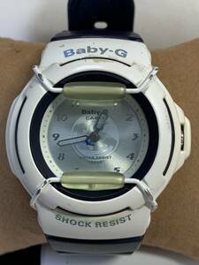 B705 腕時計　CASIO/カシオ　Baby-G ベイビーG BG-40K Dolphin＆Whale 国際イルカ・クジラ会議　3針　ライトブルー　All as ONE