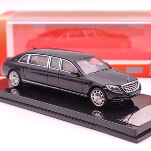 フィギュア 1:64 Maybach S600 ミニカー マイバッハ 黒 ダイキャスト おもちゃ Stance Hunters コレクション 約10cm ◆新品送料無料◆