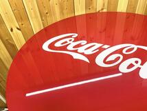 【岐阜市六条直接引き取り大歓迎！】【新品☆未使用品】 コカコーラ　Coca-Cola　BARテーブル　ダイナー　760×760×1030　レッド　円形_画像7