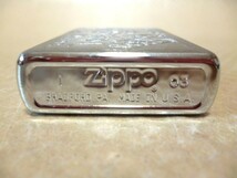 ジッポ ZIPPO 花のデザイン シルバー色 未使用_画像5