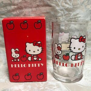 2001 ハローキティ ドリンキンググラス キティ グラス HELLO KITTY DRINKING GLASS キャシー うさぎ ウサギ ギフトギラス リンゴ