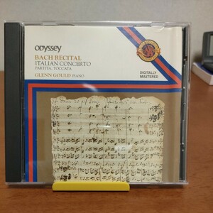 CD Classic グレングールド(Pf)「J.S.Bach イタリア組曲ほか」(米国盤と思われる)