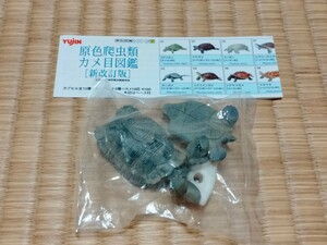 原色爬虫類カメ目図鑑　原色図鑑シリーズ　yujin　ガラパゴスゾウガメ　②