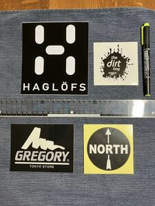 【スッテカーコレクション大放出】 【どれでも1,000円大人買い対象】 HAGLOFS GREGORY speed NORTH