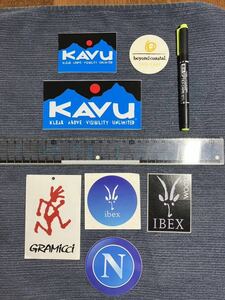 【スッテカーコレクション大放出】 【どれでも1,000円大人買い対象】 KAVU. GRAMiCCi. IBEX. 他