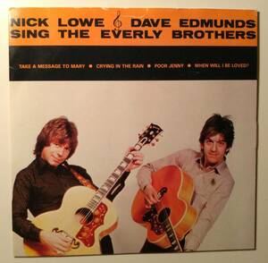 貴重7インチ!エバリーブラザーズカバーEP!NICK LOWE&DAVE EDMUNDS/SING THE EVERY BROTHERS ROCKABILLY ニックロウ　ロカビリー