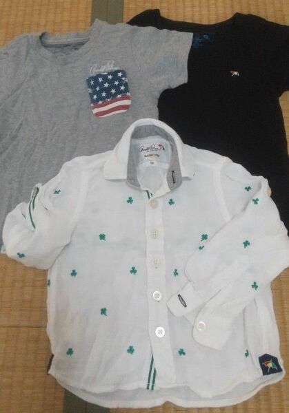 まとめ売り　半袖Tシャツ2枚、長袖シャツ　