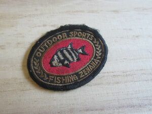 【中古】OUTDOOR SPORTS FISHING ZENANA 石鯛 ワッペン/釣り バス釣り タックル 海釣り ベスト キャップ バッグ カスタム 09