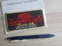 SUNLINE SPECIALIST MODEL サンライン ワッペン/釣り バス釣り ライフジャケット キャップ バッグ カスタム 60_画像5