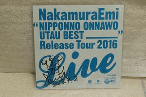  autograph autograph attaching 7 -inch record NakamuraEmi NIPPONNO ONNAWO UTAU BEST RELEASE TOUR LIVE!( blue record )CKJA-1002 analogue ANALOG