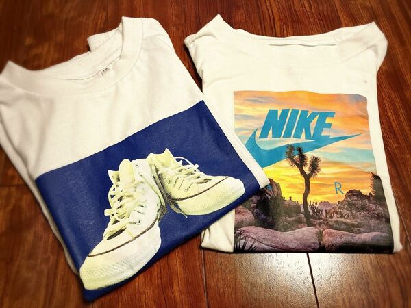 NIKE converse 半袖Tシャツ 2枚セット 140