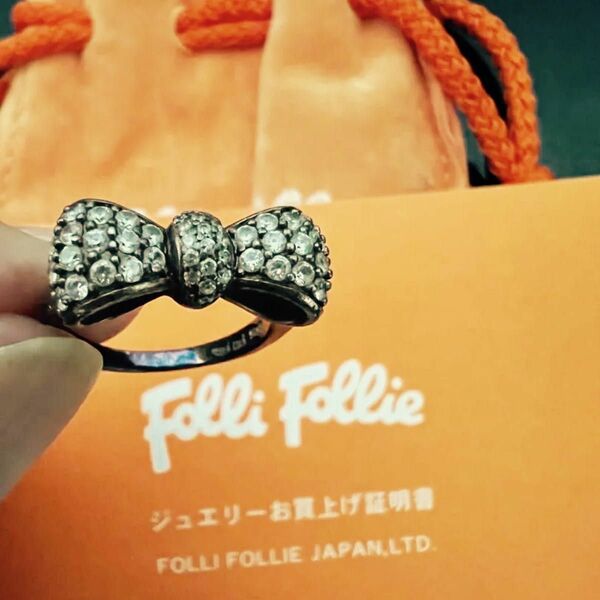 folli follie S925 フォリフォリリボンリンク