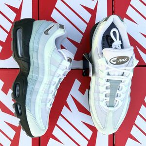 25.5cm新品未使用 NIKE AIR MAX 95 ナイキ エアマックス AIRMAX スニーカー シューズ ホワイト 白 定番 人気 箱無し 国内正規品