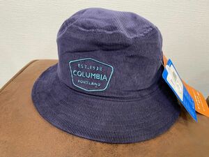 ★ コロンビア Columbia クレディットクレストバケット PU5647 コーデュロイ ハット sizeS/M ネイビー 新品未使用タグ付 帽子