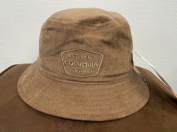 ★ コロンビア Columbia クレディットクレストバケット PU5647 コーデュロイ ハット sizeS/Mベージュ 新品未使用タグ付 帽子