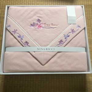 ニナリッチ／NINARICCI 綿100% サイズ140cm×200cm 綿毛布 未使用品　寝具