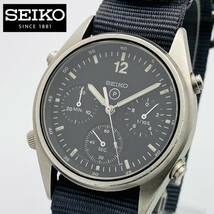 即決【極希少 実物】1988年 SEIKO セイコー イギリス空軍 GEN1 7A28-7120 クロノグラフ/パイロット/ミリタリー/ヴィンテージ/メンズ腕時計_画像1