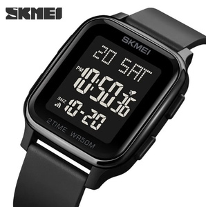Skmei 電子 メンズ 腕時計 デジタル 移動 ファッション スポーツ カウントダウン 50M防水 ledライト