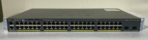 【埼玉発】【CISCO】Catalyst 2960-Xシリーズスイッチ　 WS-C2960X-48TD-L v03　★起動確認済★　(9-3513)