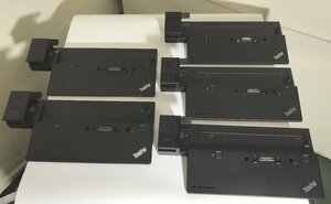 【埼玉発】※ジャンク品※【Lenovo】40A2　ThinkPad　UltraDock　※5台セット※動作未確認※　(9-4008)