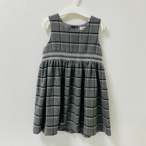 センスオブワンダー チェック ワンピース ジャンパースカート 女の子 100 キッズ 子供服 ワンピース 上品