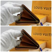 ※A2162【美品】LOUIS VUITTON ルイヴィトン モノグラム ポルトモネジップ　ラウンドファスナー　長財布　ウォレット　M61727/CA0948_画像8