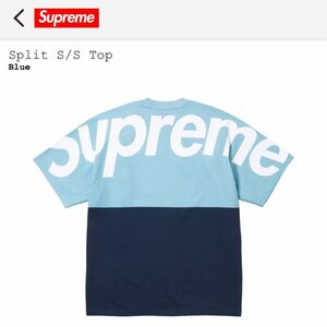 Supreme Split S/S Top "Blue"シュプリーム スプリット エスエス トップ "ブルー" Lサイズ