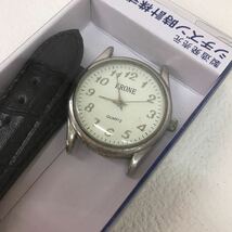 431　中古　KRONE　メンズ　腕時計　長期保管品　シルバー　ブラック　ジャンク　サビあり_画像2