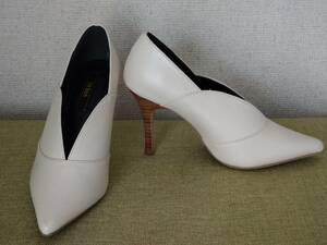 * Duras DURAS lady's for high heel pin heel ivory 22.5cm