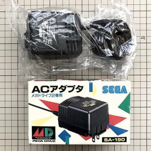 【 未使用 ? 】SEGA セガ / MEGA DRIVE メガドライブ 2 専用 / ACアダプタ SA-190