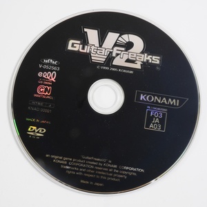 KONAMI　コナミ　ギターフリークスV2　大型用ディスクのみ　1枚組