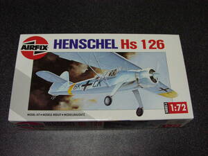 AIRFIX エアフィックス 1/72 ヘンシェル Hs126 HENSCHEL Hs 126　プラモデル