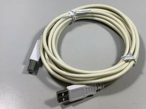 USBケーブル/USB(B、オス)-USB(A、オス)/300cm/送料250円～/#B33