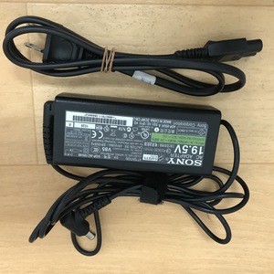 SONY ACアダプター 19.5V=3.3A 100-240V VGP-AC19V48 ソニーノートPC用ACアダプタ SONY AC ADAPTER 中古 動作確認済み