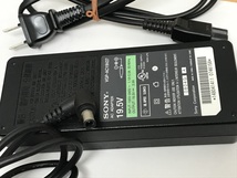 SONY ACアダプター 19.5V=3.9A 100- 240V VGP-AC19V27 ソニーノートPC用ACアダプタ SONY AC ADAPTER 中古 動作確認済み_画像5