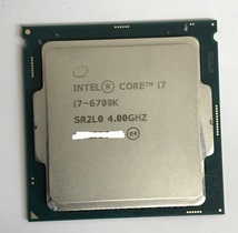 CPU インテル Core i7-6700K 4.00GHz SR2l0 LGA1151 Intel Core i7 6700K 中古 プロセッサー 中古動作確認済み_画像1