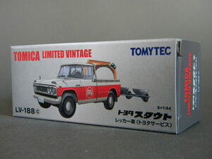 TOMICA **TOYOTA старый машина 1/64 Tomica LV-188c нераспечатанный товар LIMITED VINTAGE Toyota Stout эвакуатор Toyota сервис **[ нестандартный /LP возможно ]