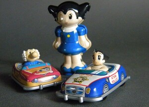 絶版限定 ★★ウランちゃん＆鉄腕アトム Mighty Atom スポーツカー !! 明治製菓 ブリキ ロボット 手塚治虫 ROBOT 旧車★★「定形外/LP可」