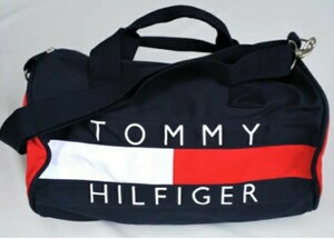 トミーヒルフィガー 2002年モデル デッドストック USA アメリカ TOMMY HILFIGER BAG トミー バッグ バック ドラムバッグ ショルダーバッグ 