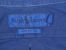 ラルフローレン Ralph Lauren■長袖ボタンダウンシャツ■16 1/2-35■ネイビー系 ※NK3o16079_画像5